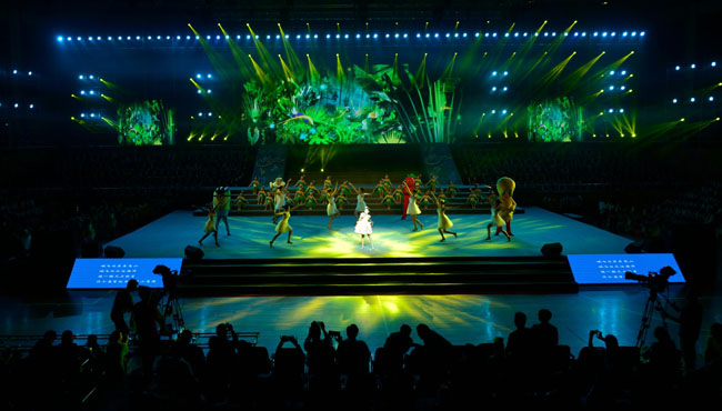 第八届“童声里的中国”少儿歌谣创作大赛颁奖仪式在江苏通州举行